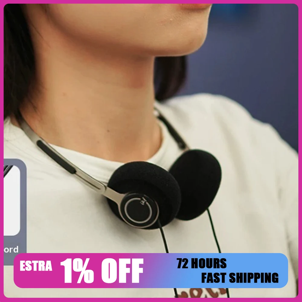 iKF Y3 Wired Headphones 30MM White Magnetic Horn Esports Headset Breathable Cotton Dense Sponge Earmuffs Light Weight For Gifts