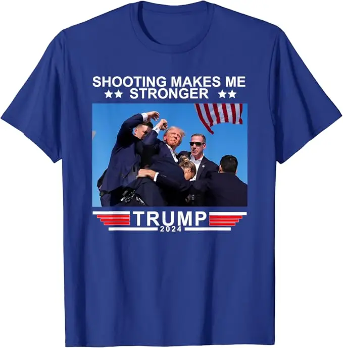 Trump Pennsylvania Rally Shooting Not Today T-Shirt Trump 2024 Legend Campaign Tee Tops Pro Trump Fight! Fight! Fight! Clothes