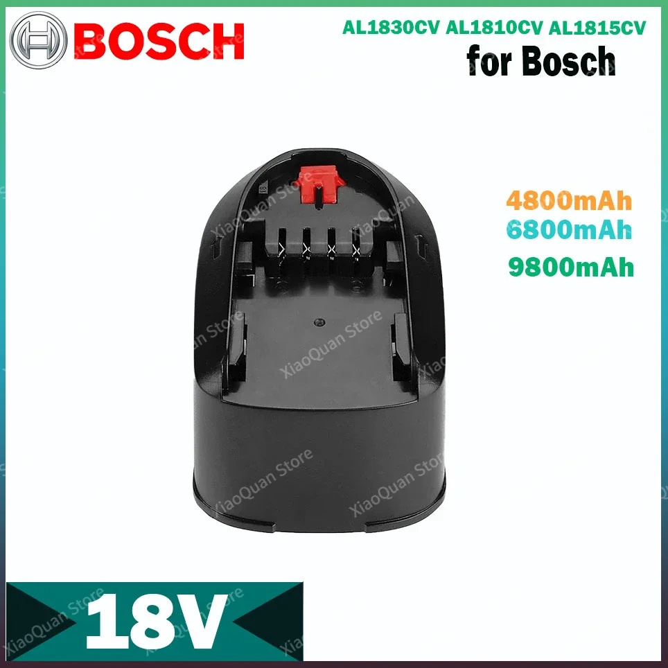 

100% for Bosch 18V 12.8Ah Li-ion Battery PBA PSB PSR PST Bosch Home & Garden Tools (only for Type C) AL1830CV AL1810CV AL1815CV