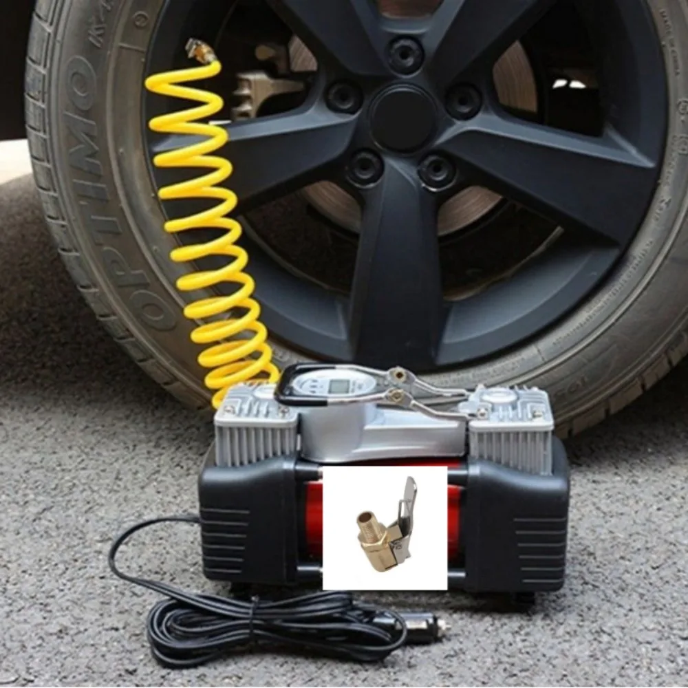 ‌1pc Quick-Fill Tire Inflator - Metal Nozzle w/ Pressure Release for Car Tires ﻿