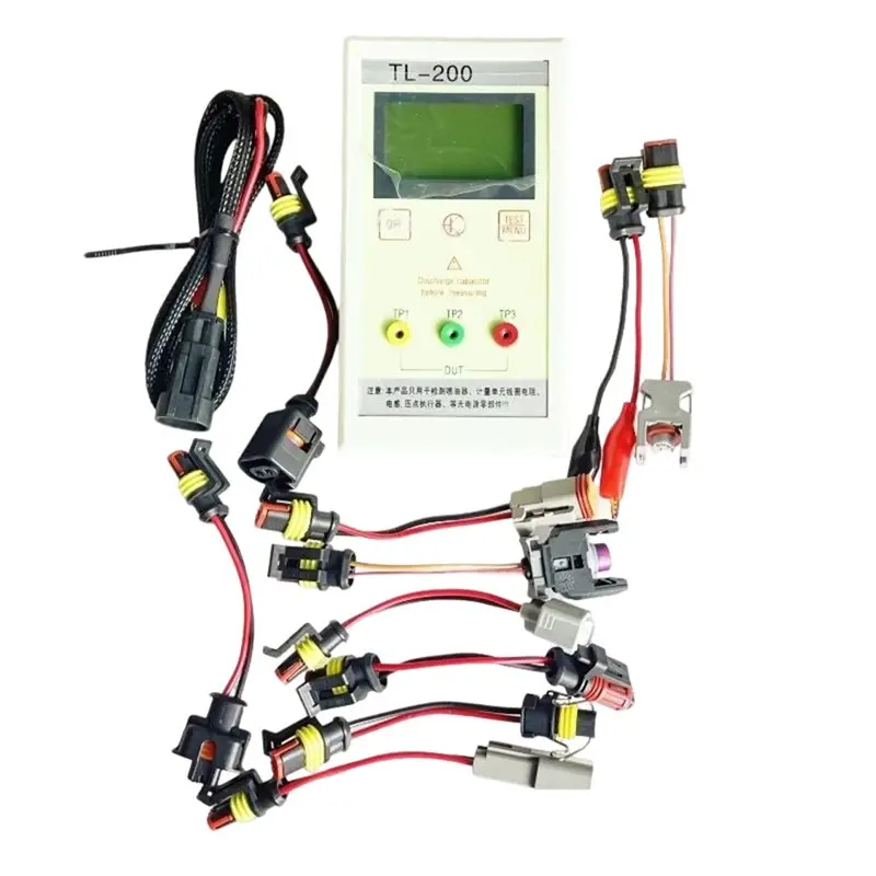TL-200 CRIN Diesel Common Rail Injector Piezo Tester TR LCR ESR Resistance Capacitance Inductance Measurement Functionality-A45M
