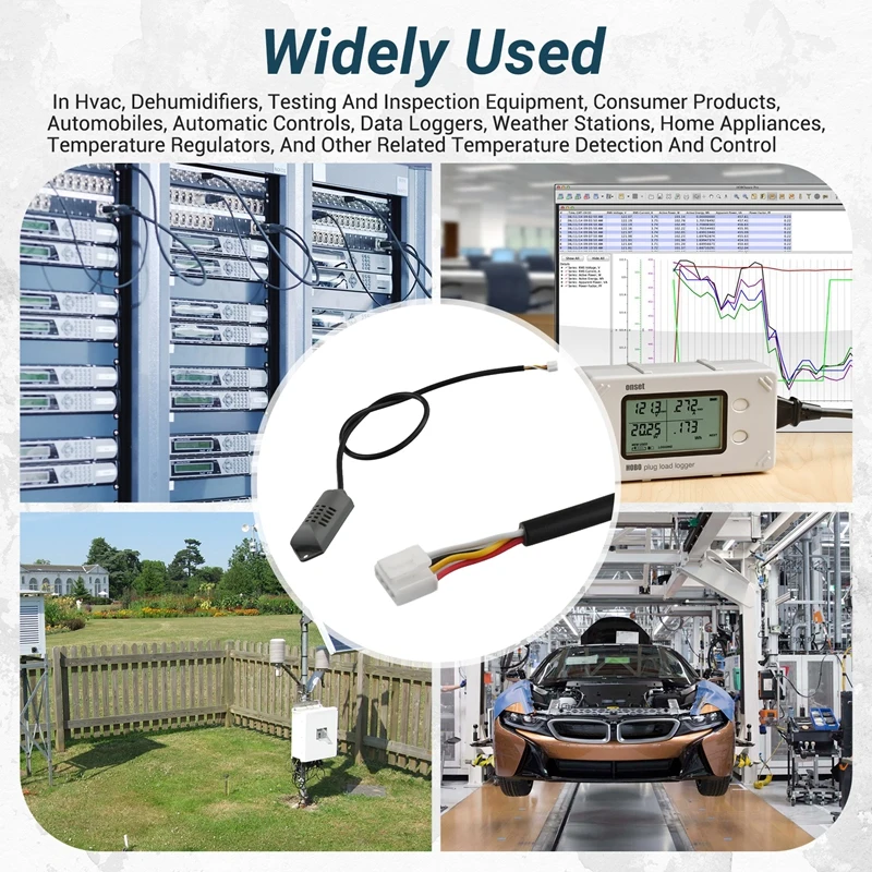 Temperature Humidity Probe Sensor Module 0-3V Module Replacement For AM1001 2001 With Case Wires With 2.54Mm Terminals