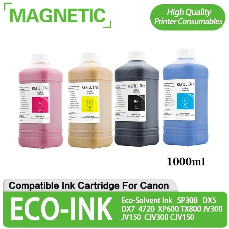 NEW 1000ML Eco-solvent Ink Compatible For SS21 Mimaki Printer JV33 JV34 CJV300 JV3 JV5 CJV150 CJV160 CJV30 For Muto Roland