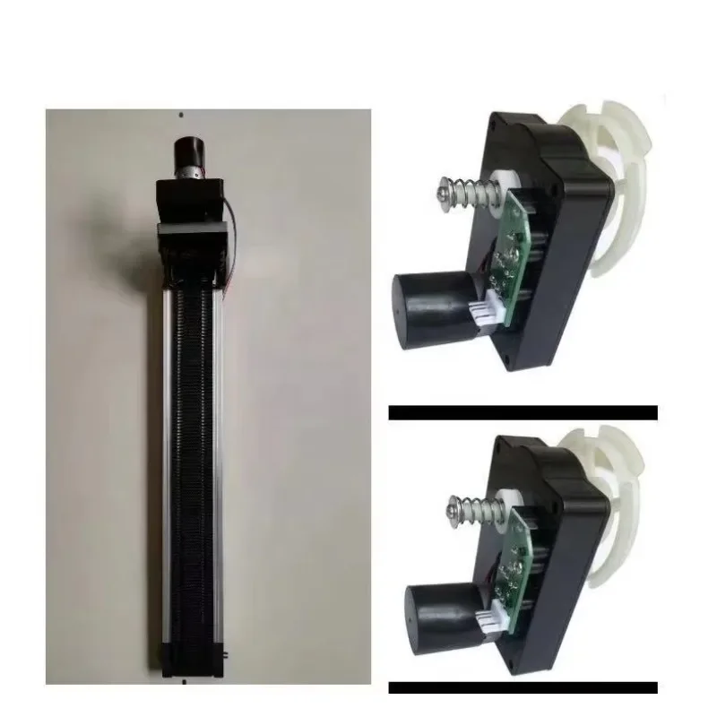 Small conveyor belt monorail with motor for self-service automatic beverage snack bread food vending machine