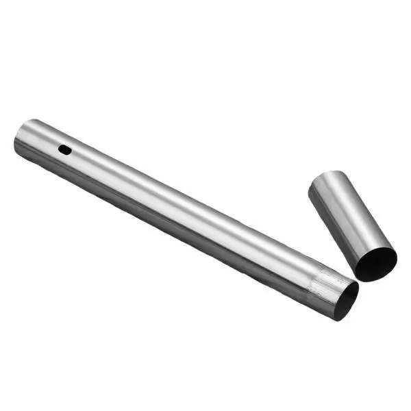 Ventilated Stainless Steel Skewer Storage Tube Multiuse Kebab Holder Grill Accessory for Travel Camping and Backyard Use