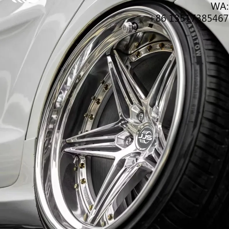 CUSTOM Passenger Car Wheels 2-piecesWheels 5x112 5x114.3 5x120 Wheels17 18 19 21 22 24 26 20 Inch Rims for bmw F90 audi benz