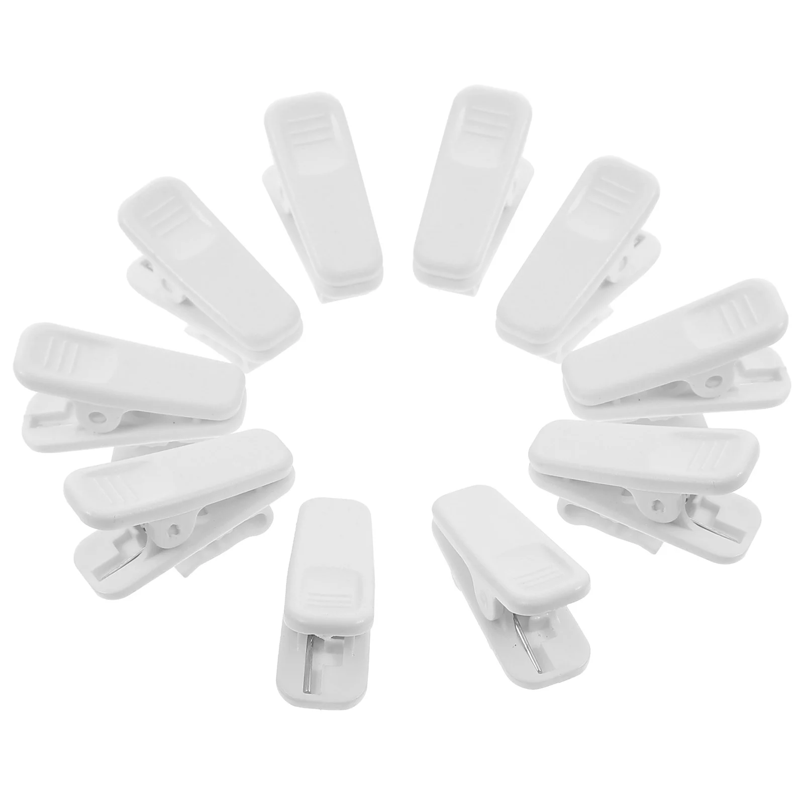 

10 Pcs Headphone Cable Clip Universal Earphone Wire Holder Cord Collar Clamp Lightweight Portable Short Handle Keeps Wires