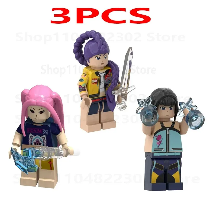 

-2026 New product: KPop Demon Hunters Building Blocks, Rumi Assembly Model Doll, Building Blocks Toy
