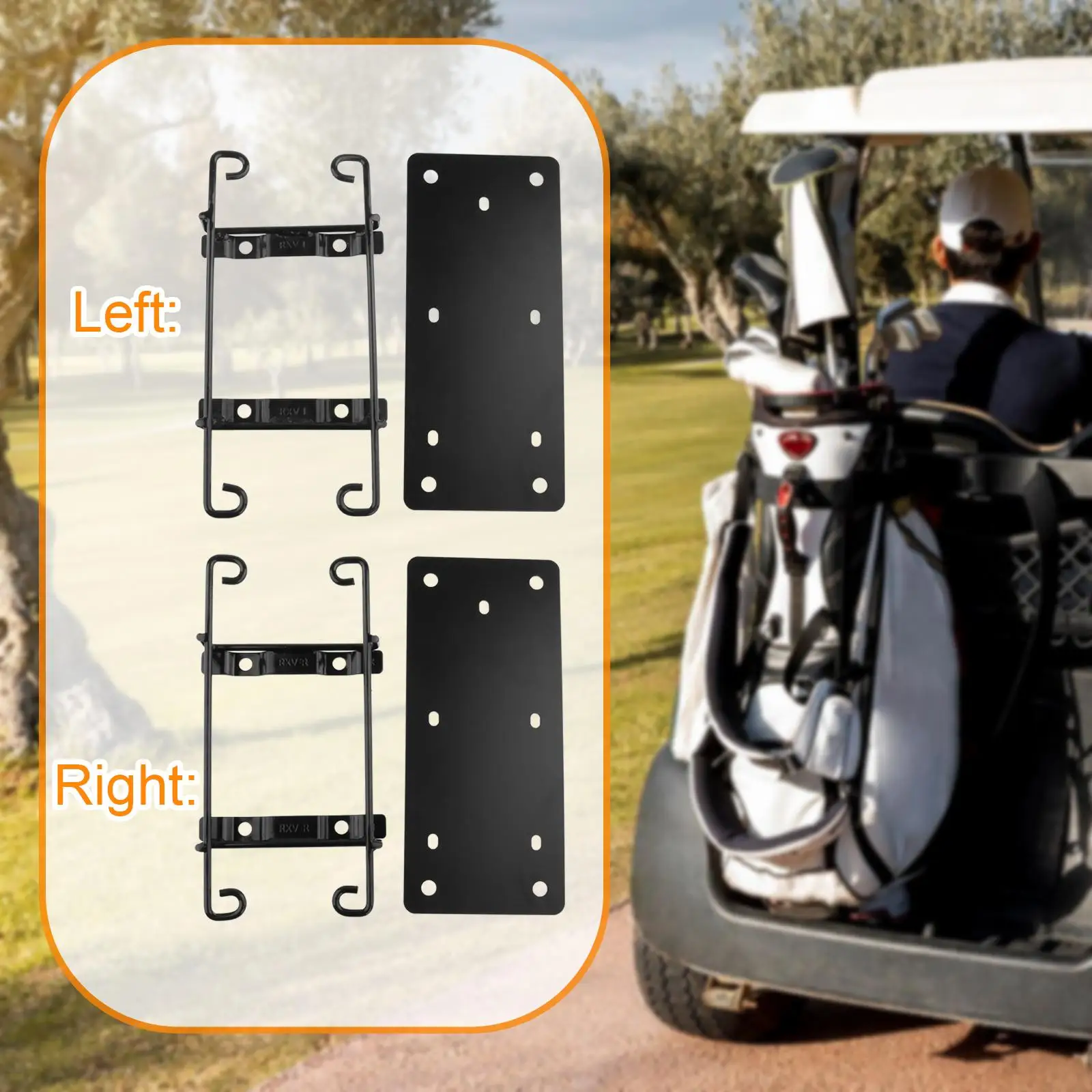 

Golf Cart Ball Washer Bracket Stand Base Plate Washing Machine Cleaning Device Holder Support Premium Golf Cart Accessories