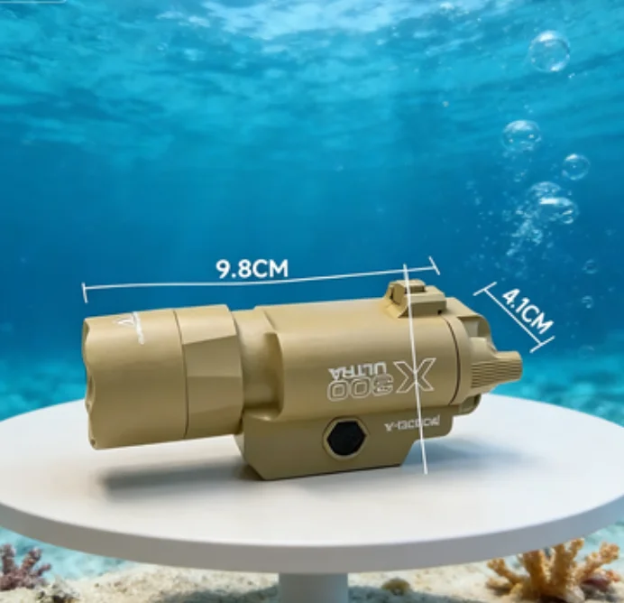 

Тактический фонарь X300 X300U, нейлоновый пистолет, стробоскоп, светодиодный светильник, подходит для рейки 20 мм, страйкбольный подвесной охотничий фонарик, новинка 2023 года