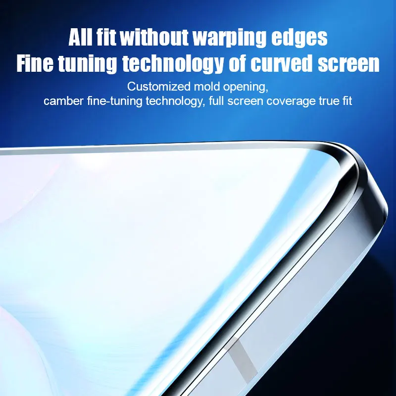 3Pcs Not Glass soft full cover film For Honor 100 90 80 70 Pro Plus 60 SE X50 UV light curing film For Honor Magic 6 5 Pro 4 3