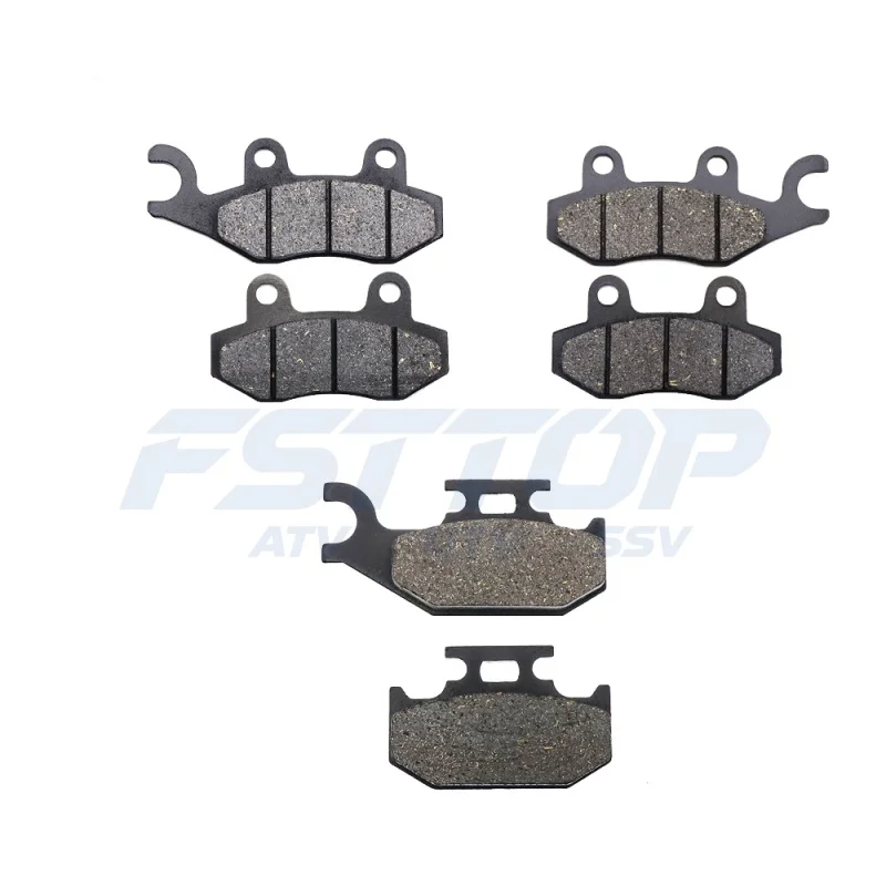 6PCS brake pad kit for Hisun 400 500 700 800 Massimo Supermach MSU TSC YS P115000443110000 UTV  Quad   Four  wheeled  motorcycle