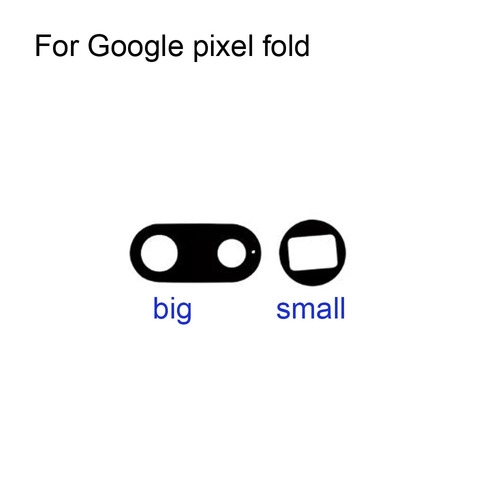 For Google pixel fold Back Rear Camera Glass Lens test good For Google pixelfold Replacement Parts