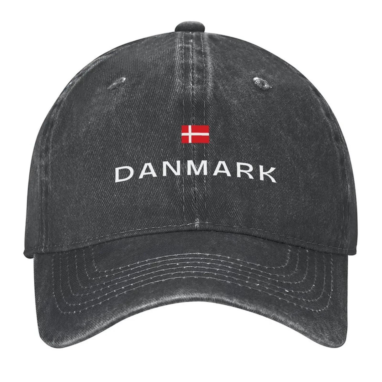 

2026 Denmark Flag Baseball Cap Fishing Cap Men's Big Size Hat Golf Cap Horse Hat Hats For Women Men's