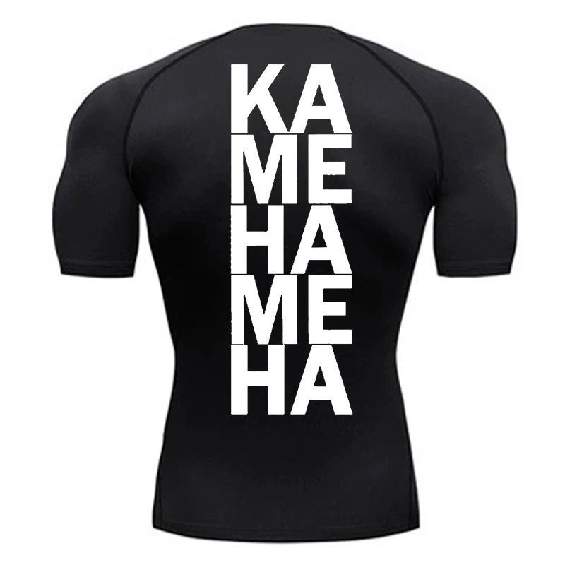 Kurzarm-Kompressionsshirts mit Buchstabendruck für Herren, Sommer, sportlich, schnell trocknend, T-Shirts, Fitnessstudio, Athletik, Workout, Laufen, T-Shirts