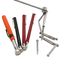 8 Pound Magnetic Retractable Pickup Orange Suction Iron Rod Portable Multifunctional Extractor Pen Clip Automotive Repair Tools 5
