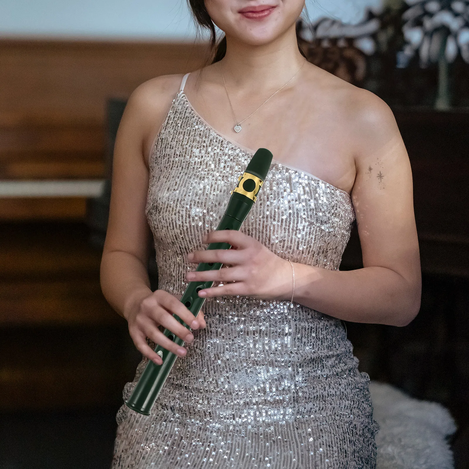 ABS ميني ساكسفون محمول خفيف الوزن وصغير الحجم مثالي للمبتدئين والأطفال إيقاع و #6