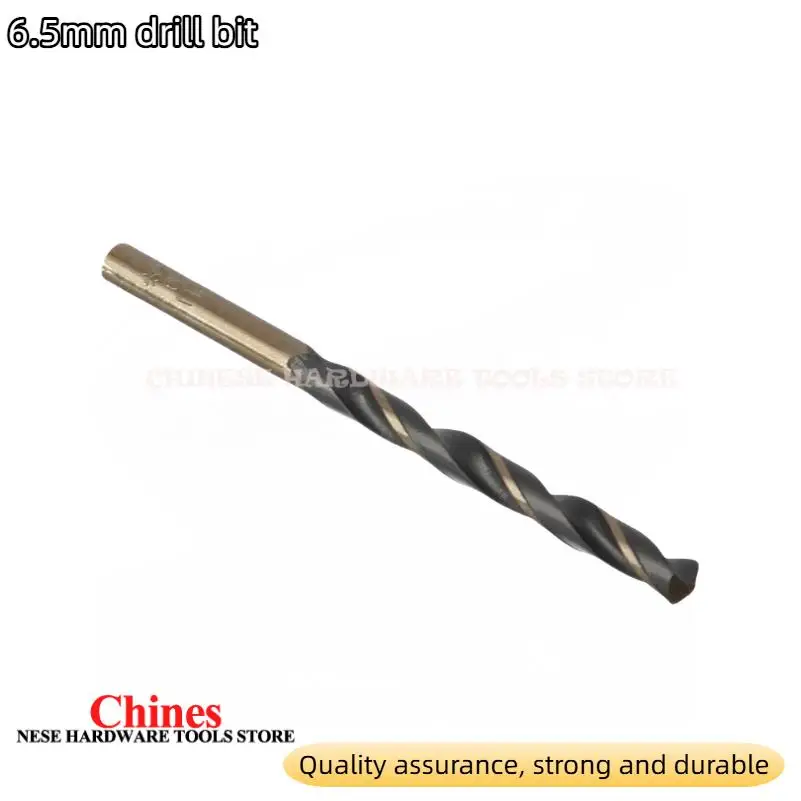 High-Quality 1pc 6.5mm HSS Twist Drill Bit: Ideal for Hardened Steel, Cast Iron & Stainless Steel; Diverse Sizes Provided