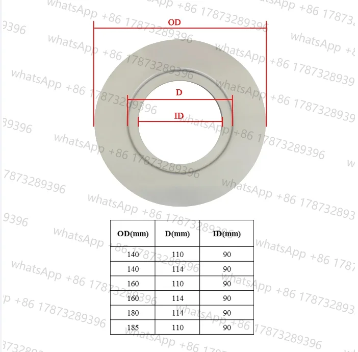 for Food waste disposer adapter parts 110/114mm sink mounting ring stainless steel food waste processor accessories