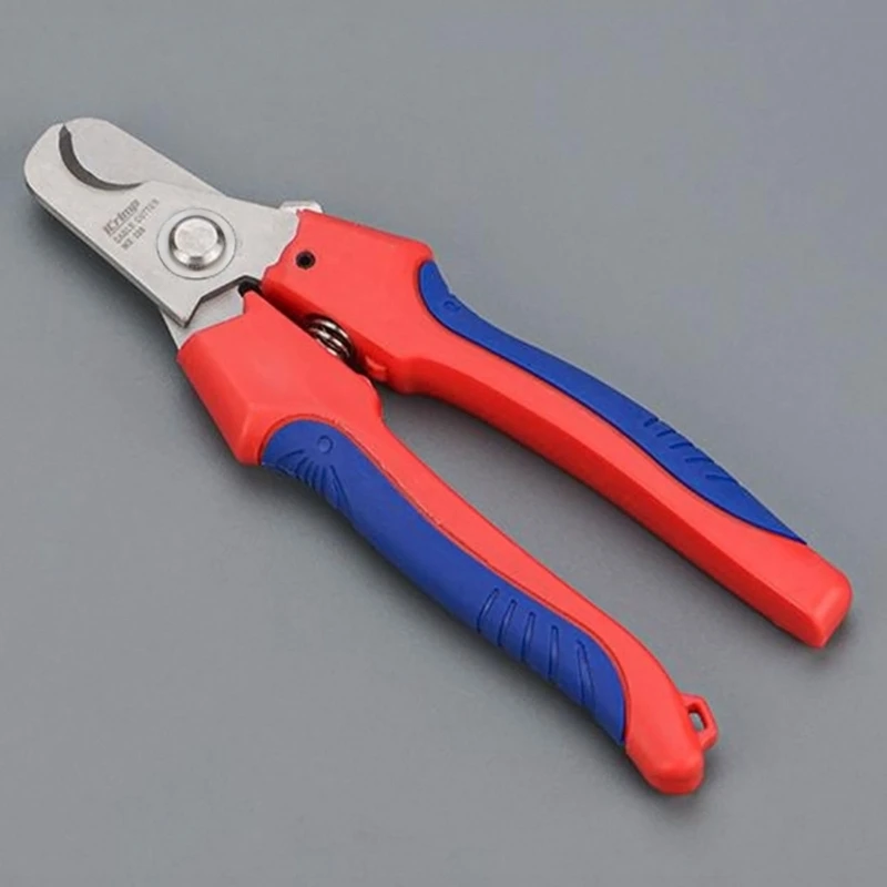 WX-206 Photovoltaic Cable Cutter Single Cable Solar Wire Cutting Pliers for 24mm2 Scissors High Carbon Steel Dropshipping