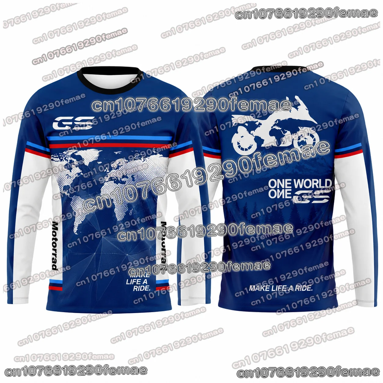 Neues GS Adventure Motorrad Langarm-Fahrshirt Sommer Moto Reise-Shirt Leichtes Atmungsaktives Schnelltrocknendes T-Shirt – Detail 3
