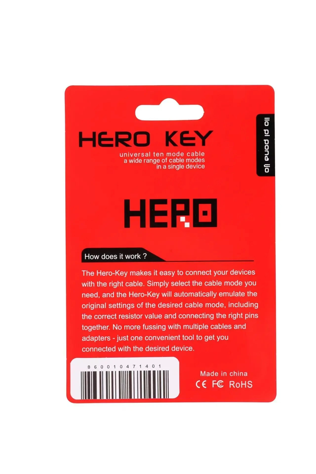 Hero Key - EDL Cable 9008 mode USB HAR cable (All in one) colore casuale seleziona un pezzo