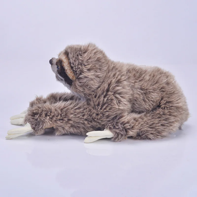 35cm Plush Animal Lazy Sloth Three Toed Real Life Stuffed Soft Animals Doll Folivora Toy Gifts