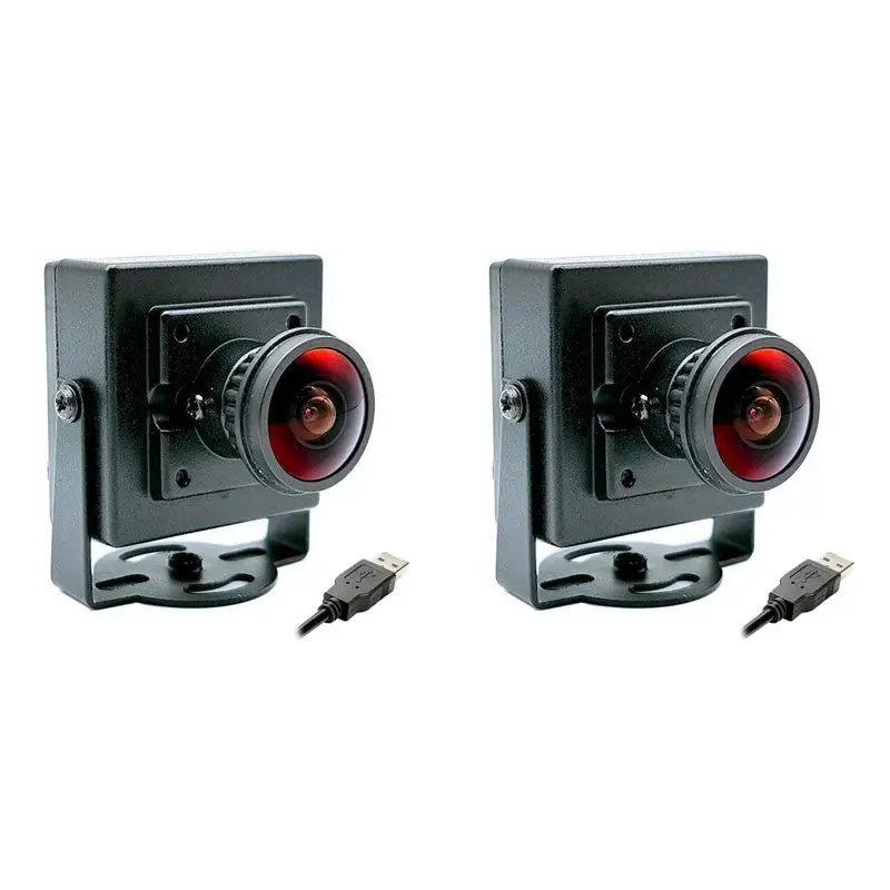 QWE-2X 160 Degree Wide Angle 1.8Mm Fisheye 2K HD PC Webcam Plug & Play 30Fps 2560X1440 High Speed Video Live Computer Camera