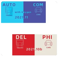 Delphi 2021.10b + phis-Scanner OBD Keygen gratuit, outil de diagnostic automatique, Autocoms 2021.11, DS 150E, 202