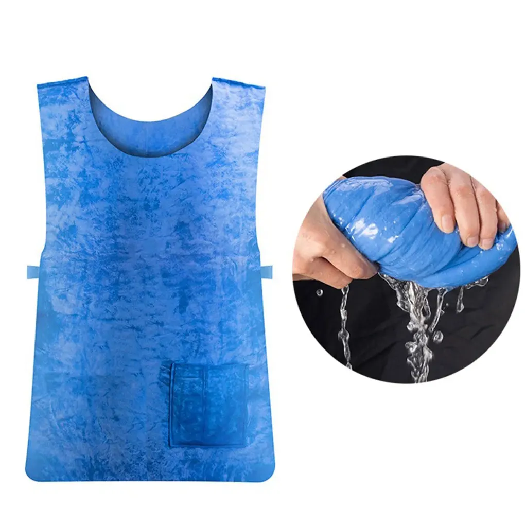 Summer Cooling Vest Undershirt No Refrigeration Required Lightweight Comfortable Safety Cold Vest Waterproof Sports Fabric Vest