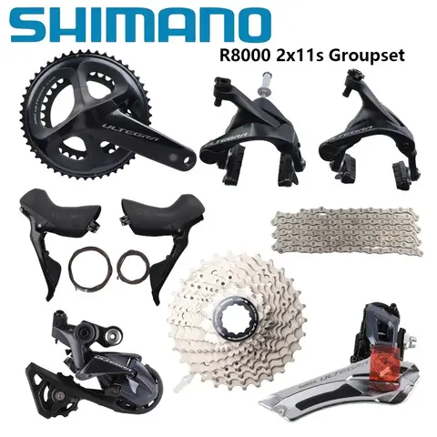 Shimano Ultegra R8000 road bike bicycle 11 22 speed grouspet update Ultegra 6800 group set 170/172.5/175mm 53-39T 50-34T 52-36T