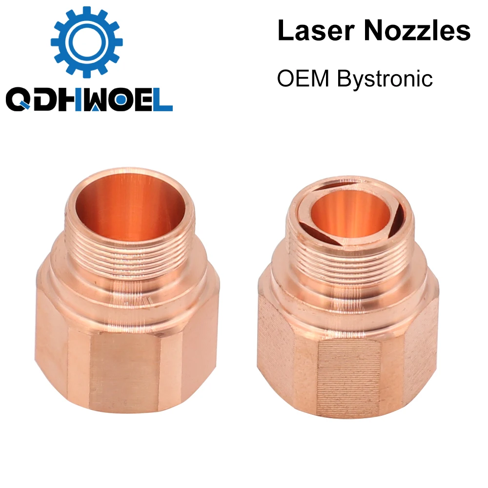 QDHWOEL  HK08 HK10 HK12 HK15 HK17 HK20 HK25 HK30 Laser Nozzles for OEM  Fiber Laser Cutting Machine