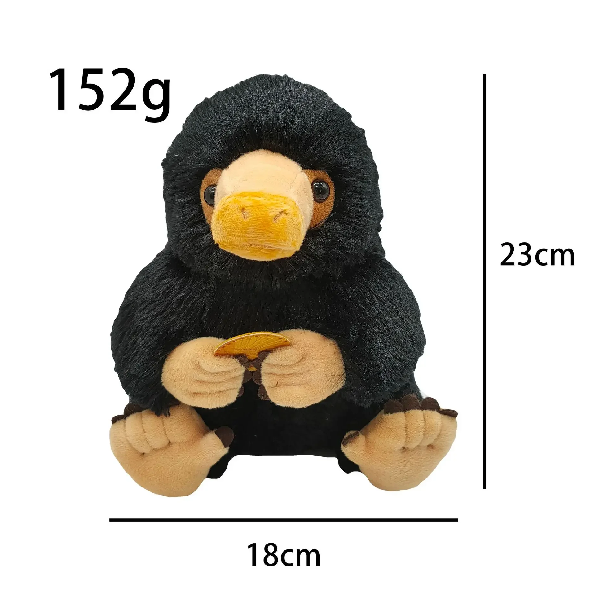 Muñecos de peluche Niffler para niños, 7,87 pulgadas, animales de peluche suaves, animales de peluche