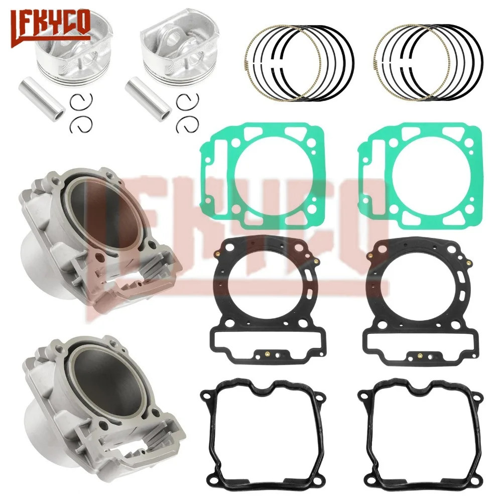 

Motorcycle 91mm Engine Cylinder 1000CC Piston Gasket Ring Kit Motor for Can-AmCommander Outlander Max800 1000 Motoblock ATV Part