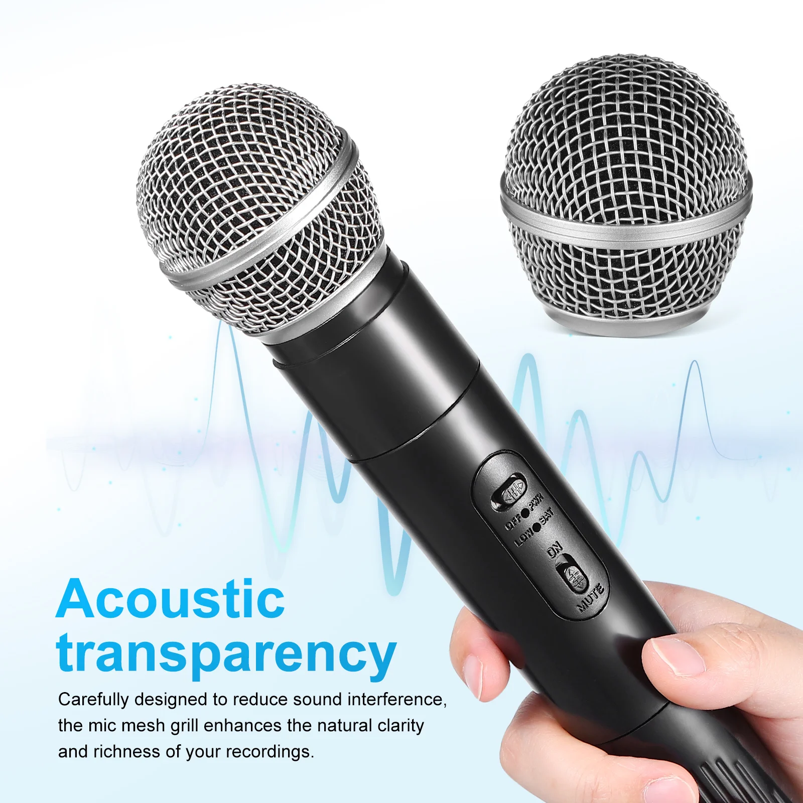 

2 Pcs Metal Mesh Cover Grill Mic Head Small Replacement Parts Accessories Ball Work grill heads microphone replacement grille