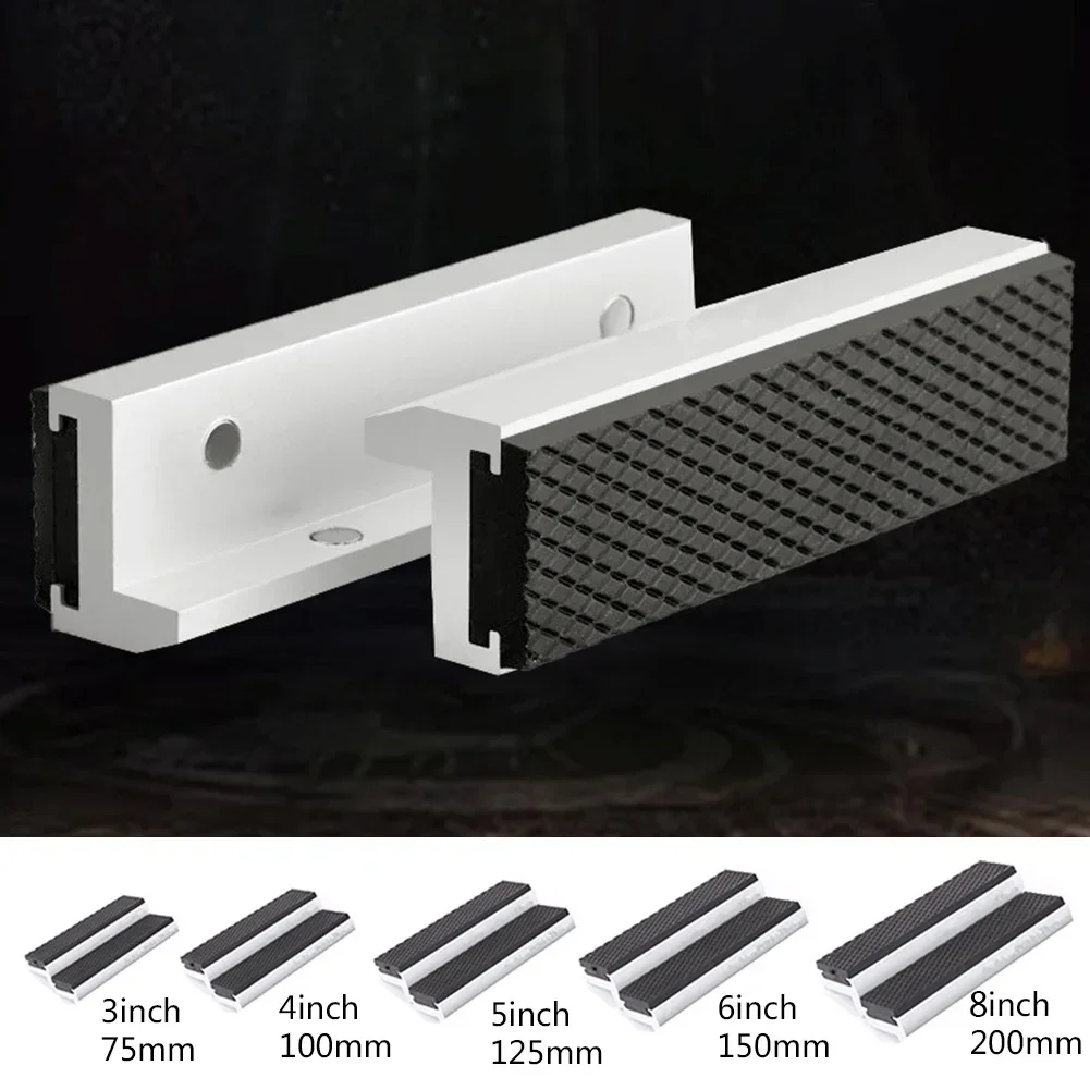Polegadas 144 186 234 285 378g Almofadas de Torno de Bancada Mandíbulas Magnéticas Capa Protetora Braçadeira Multiuso Tapete Antiderrapante 3