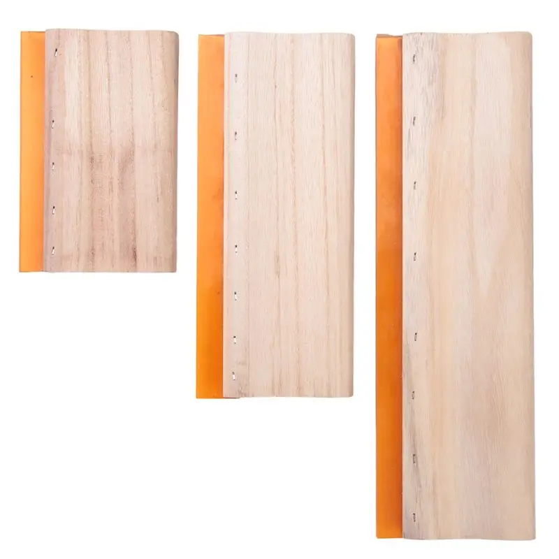3 Pcs Silk Screen Printing Squeegee Ink Scaper Scratch Board Tools 16Cm 24Cm 33Cm Customer Favorite