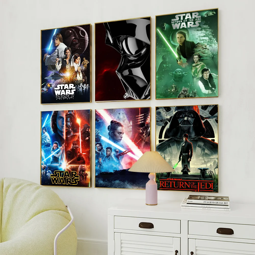 BEAST KINGDOM Movie S-Star W-Wars Poster Space Epic Flim Art Wall Painting Stickers Decor Aesthetic Indoor Home Bar Coffee House