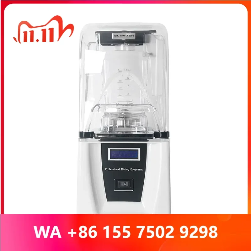 Commercial Blender, 1.5L Smoothie Blender, I Crusher and Smoothie Maker, Juir, Food Prossor, Grain Grinder