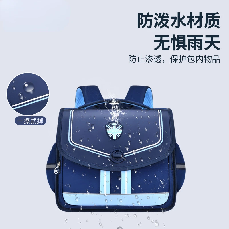 Cute Primary Students Horizontal Schoolbag Nylon Waterproof Large Capacity Ultra-light Children Backpack Shoulder Bag Boys Girls