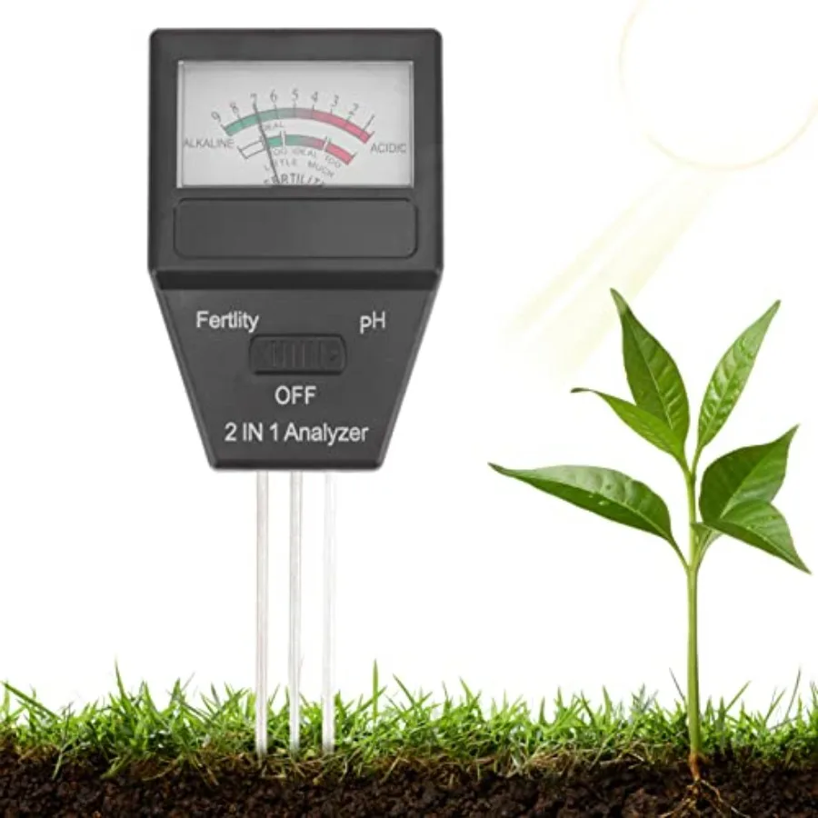 2 in 1 Soil pH Meter Fertility Tester