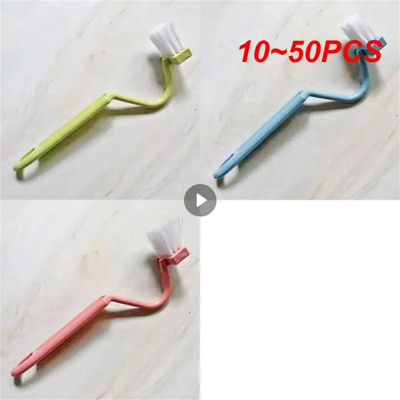 10~50PCS V-shaped Brush Clean Inside Extra Long Handle Ergonomic Design Popular Save Time Best Seller Deep Cleaning Toilet Brush