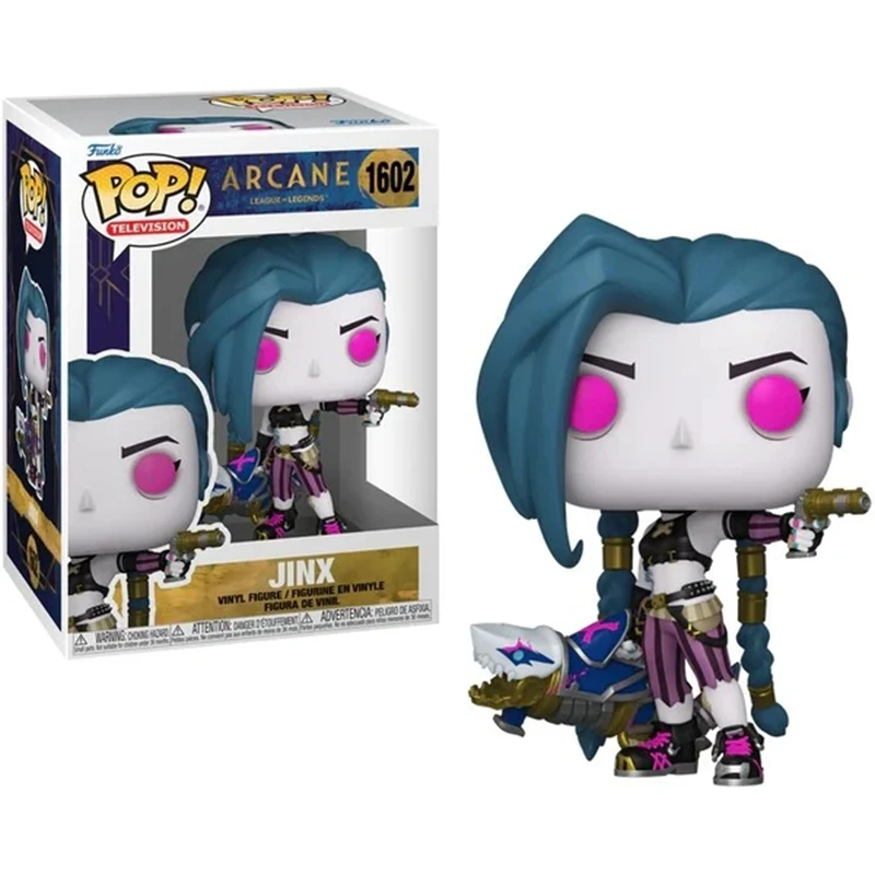 2026 Funko Pop Arcane Arcane: League Of Legends Jinx # Figura de Vinilo 1602, Modelo Coleccionable de Acción