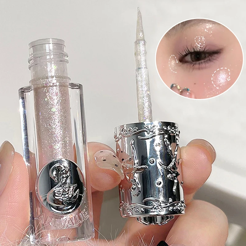 Atacado Balletismo Sombra Líquida Líquido Fine Shimmer Alta Luz Sombra delicada tudo com influenciador