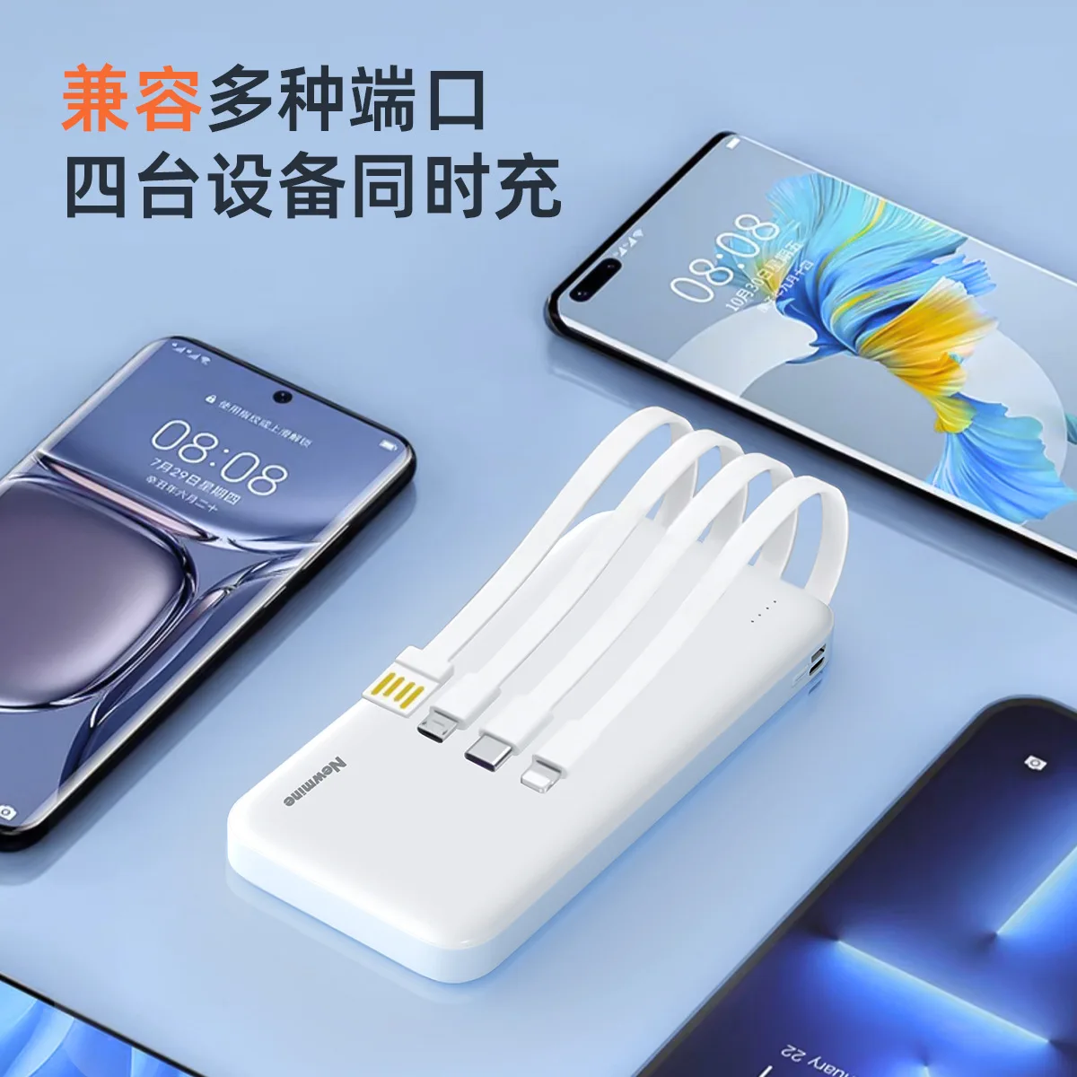 

PowerBank 20000mAh 10000mAh Spare battery Portable Charger Mobile External Battery Fast charging For Camping iPhone Samsung