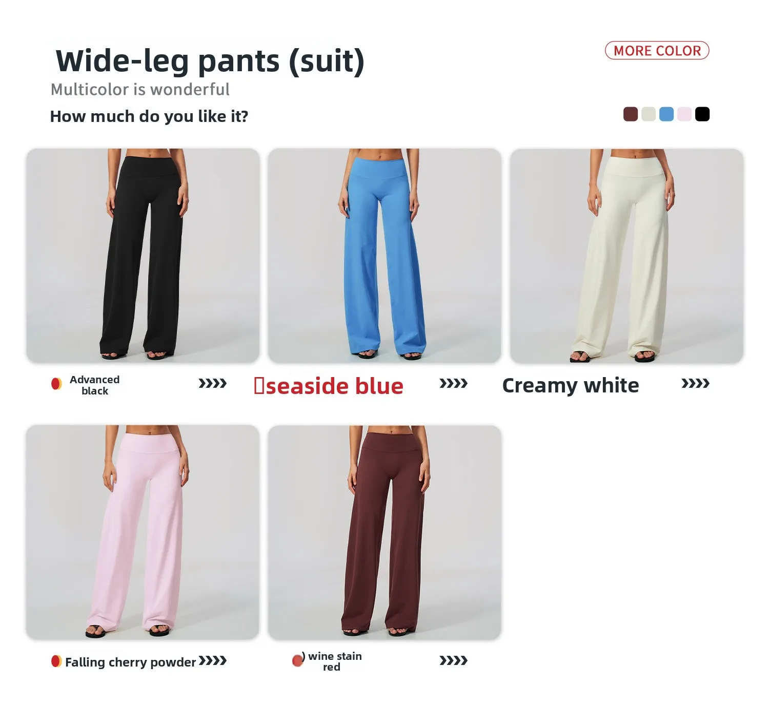 Size chart and fit details