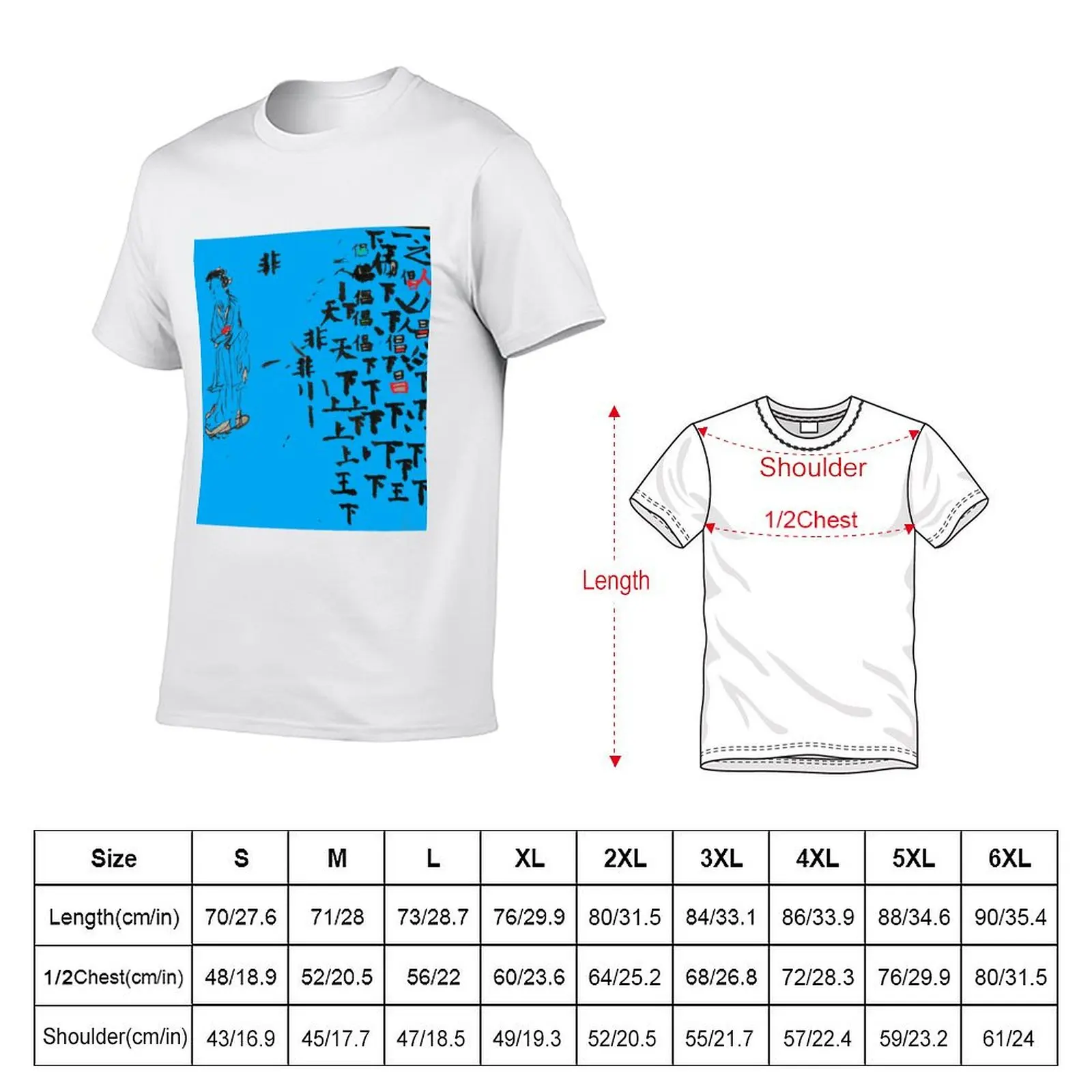 Calligraphic lady T-Shirt Daily Work Short Sleeve Top