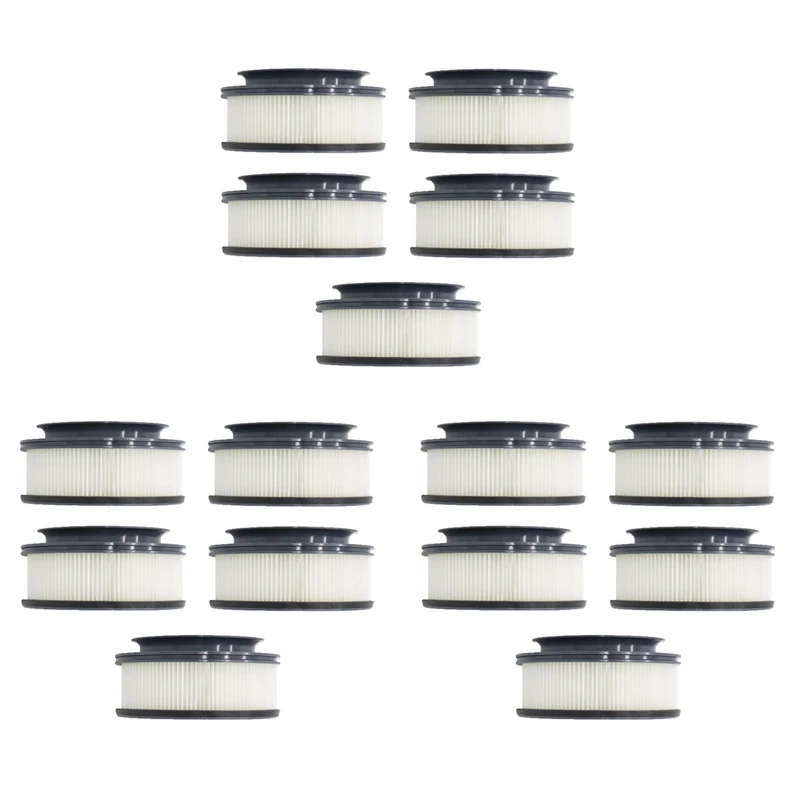 

B64B-15PCS Hepa Filter For Rowenta ZR009008 Robot Vacuum Cleaner Replacement Accessories