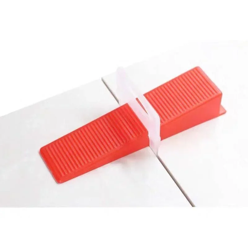 100 Pcs Tile Leveling System 1mm/1.5mm/2mm/2.5mm/3mm 300  Clamps + 200 Wedges + 1 Pliers Plastic Tile Spacers  Tools