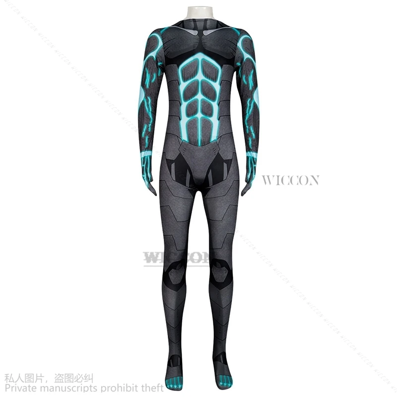 كوسبلاي أنمي كايجو رقم. 8 كوس كافكا هيبينو أزياء تنكرية حللا رجل الزي هالوين لعب الأدوار أزياء حفلة كوس Kaiju N